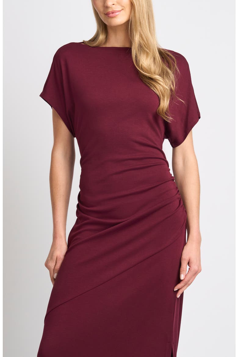 Dolman Sleeve Maxi Dress, Alternate, color, WINTERBERRY