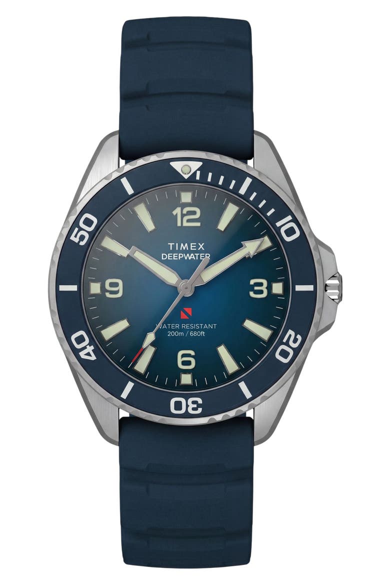 Deepwater Arctic 200 Watch, 41mm, Main, color, BLUE