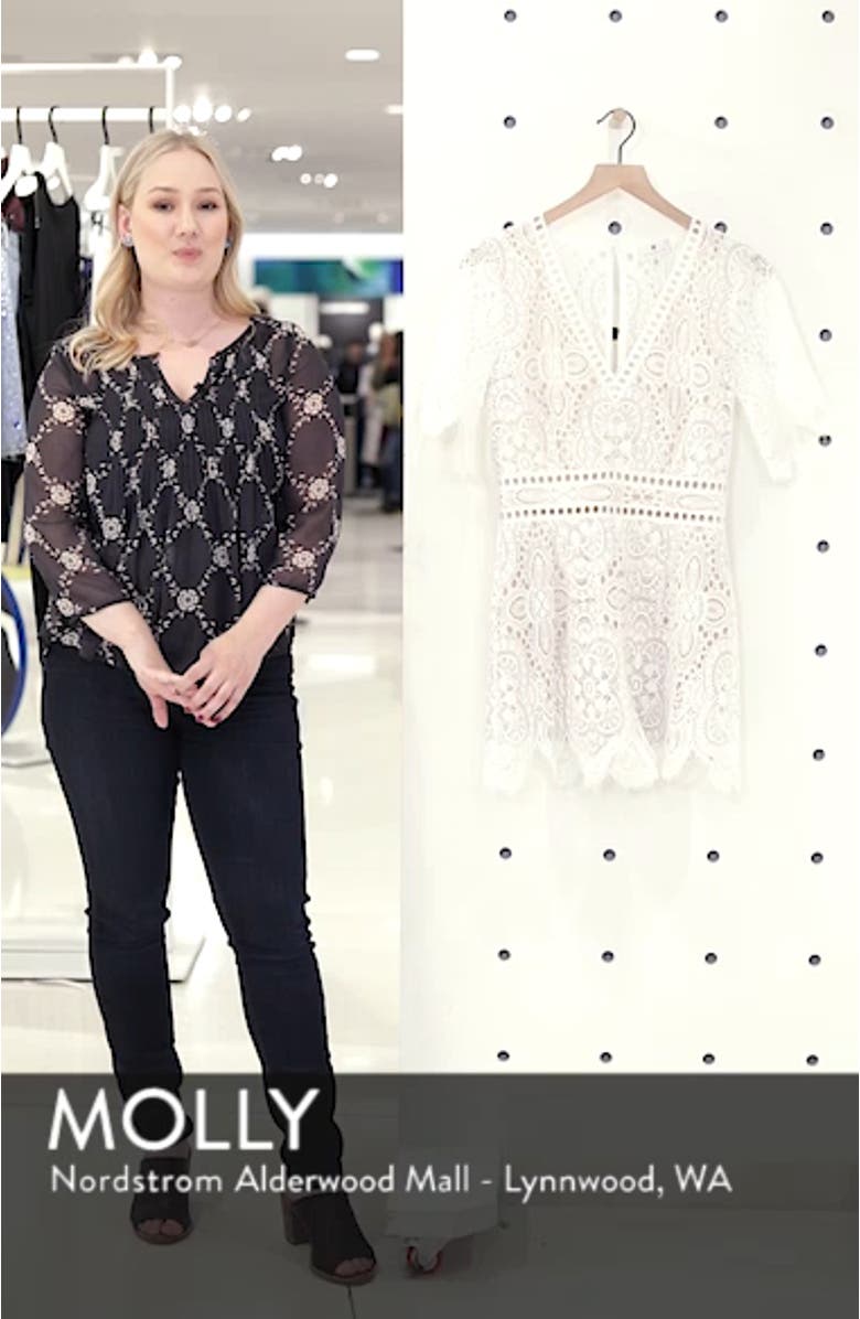 Lace Romper, sales video thumbnail