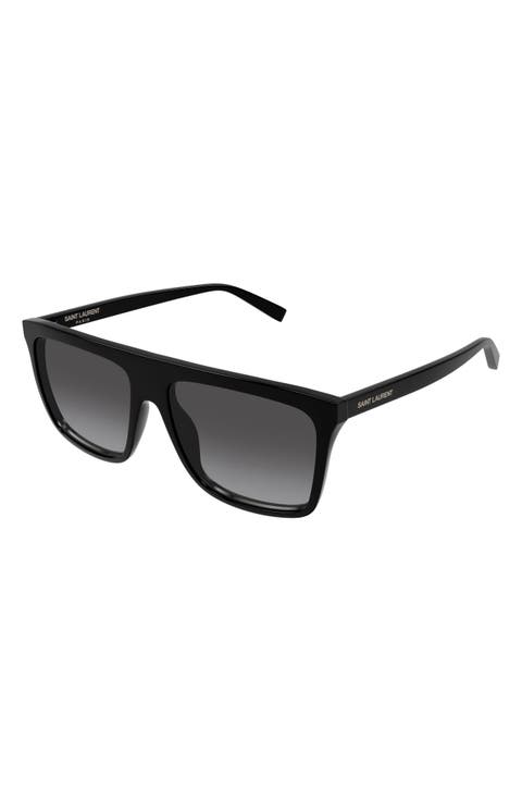 SL 904 Flat Top Square Sunglasses