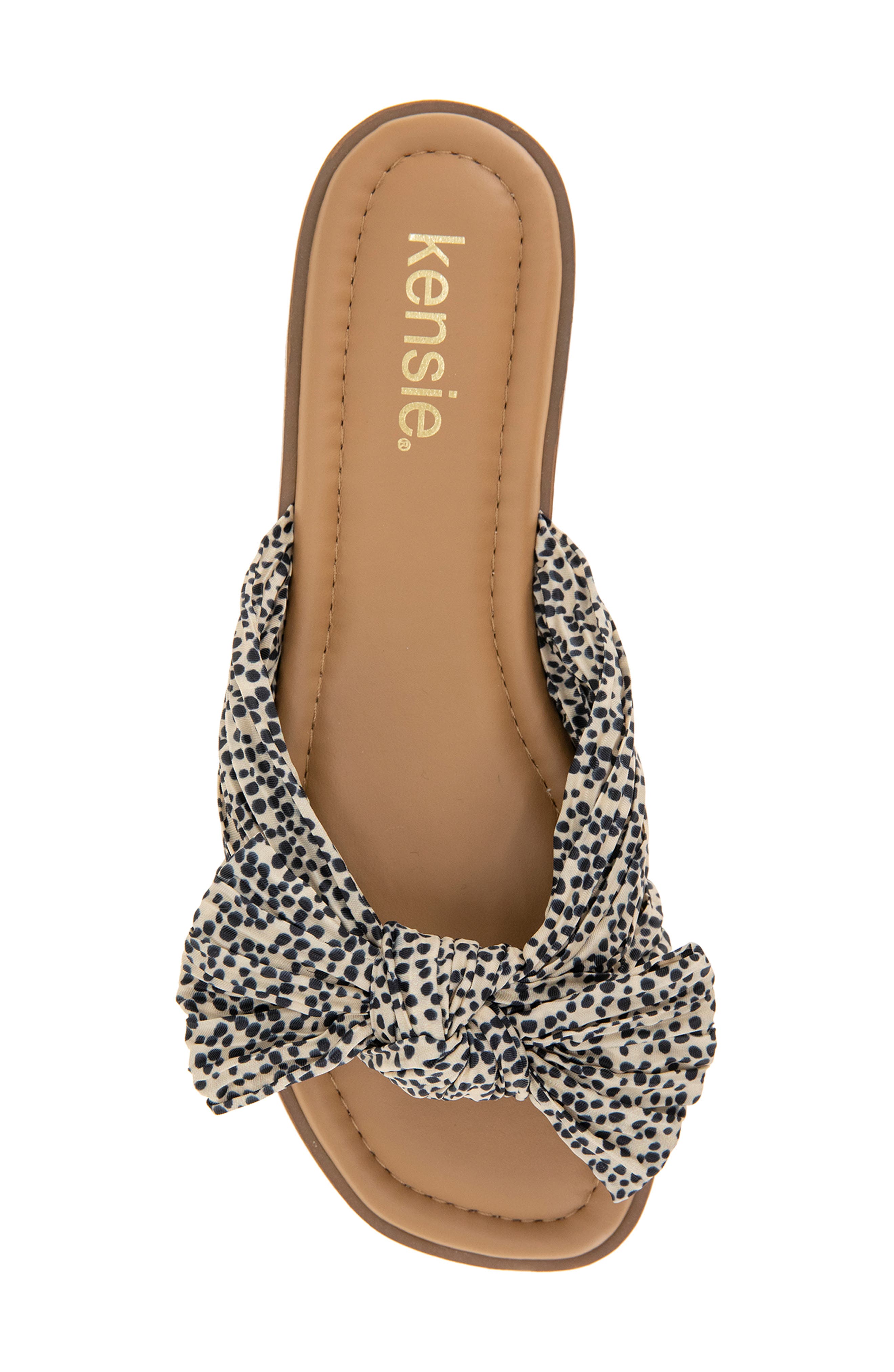 Kensie Renata Bow Slide Sandal, Alternate, color, 