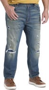 True Nation by DXL Big & Tall Rip And Repair Tapered-fit Jeans