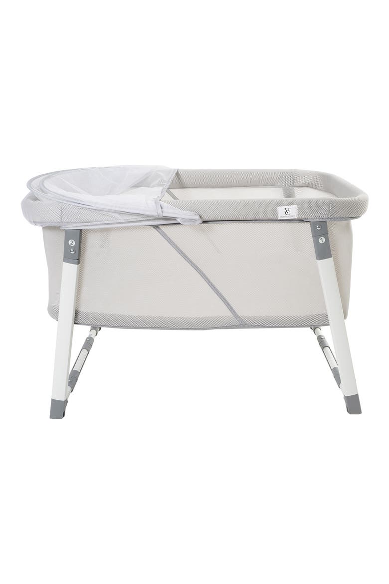 Malibu Dreams Mini Bassinet, Main, color, GRAY