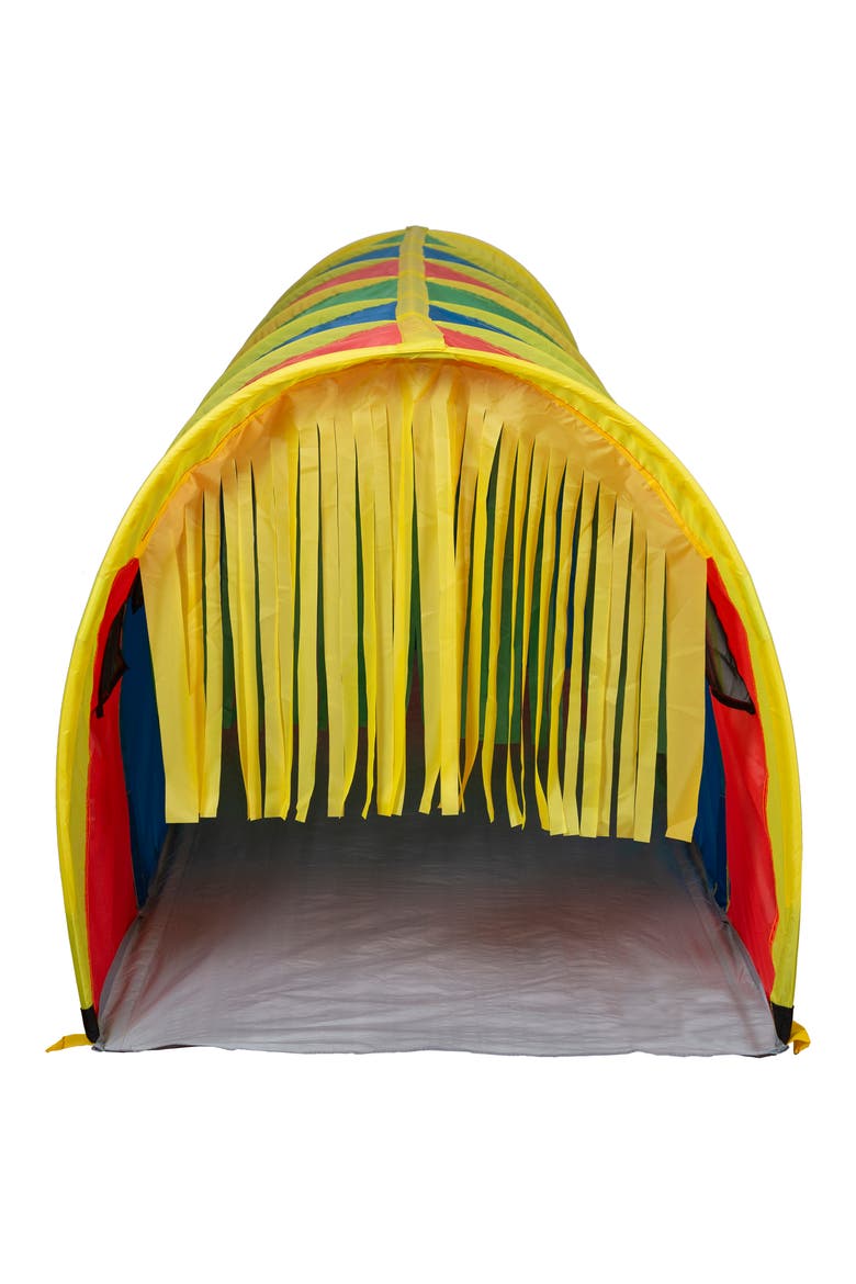 Super Sensory 9-Foot Walk-Through Tunnel, Alternate, color, RED BLUE YELLOW GREEN