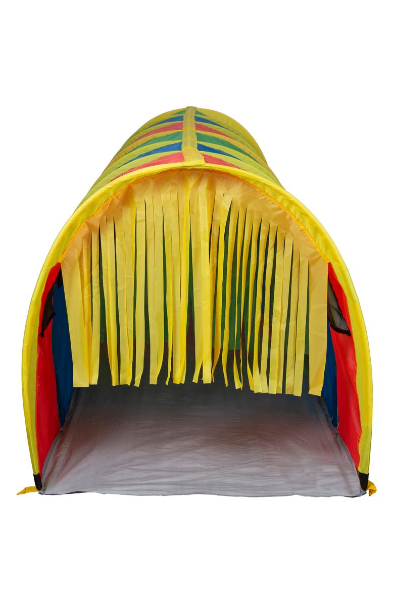 Pacific Play Tents Super Sensory 9-Foot Walk-Through Tunnel, Alternate, color, Red Blue Yellow Green