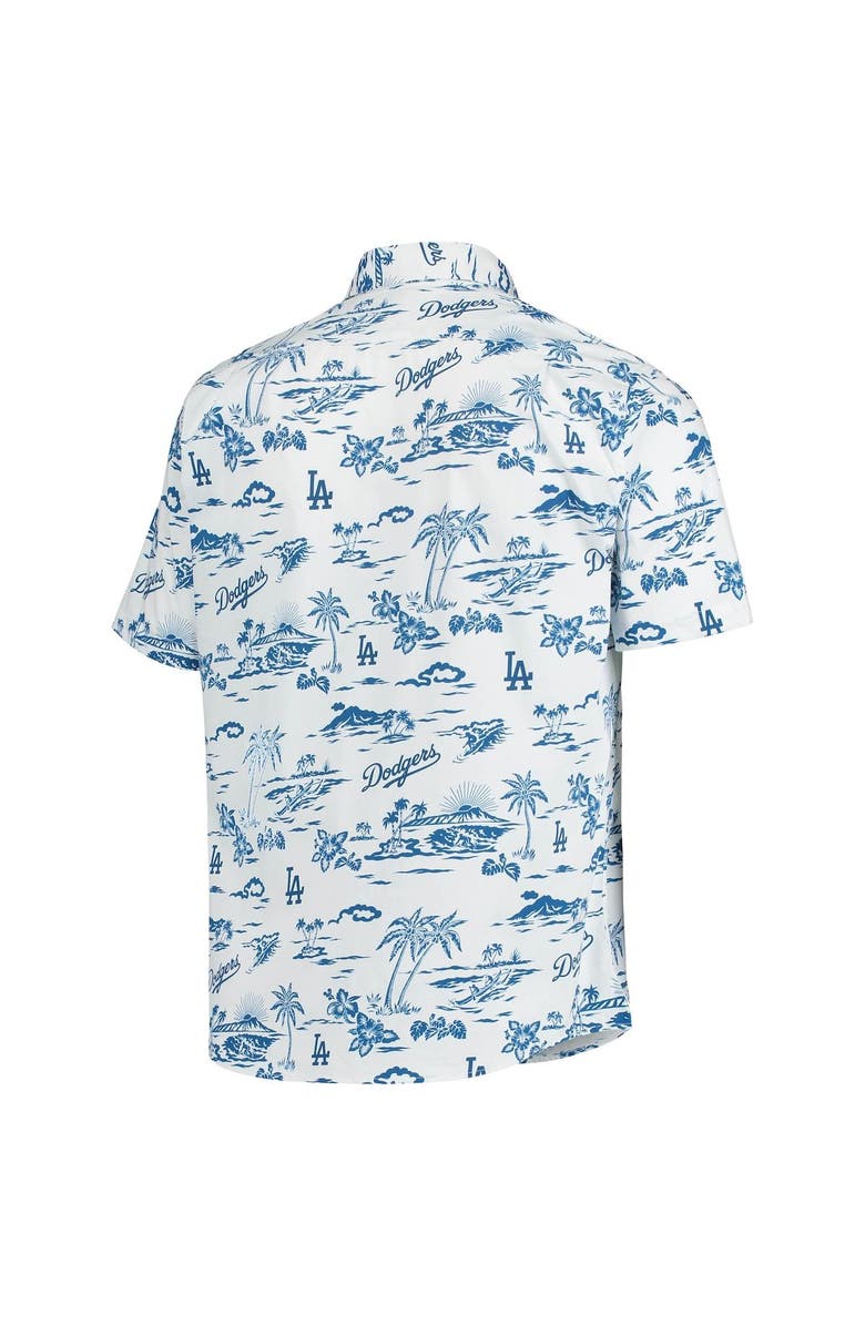 Reyn Spooner Men's Reyn Spooner White Los Angeles Dodgers Kekai Button-Down Shirt, Alternate, color, 