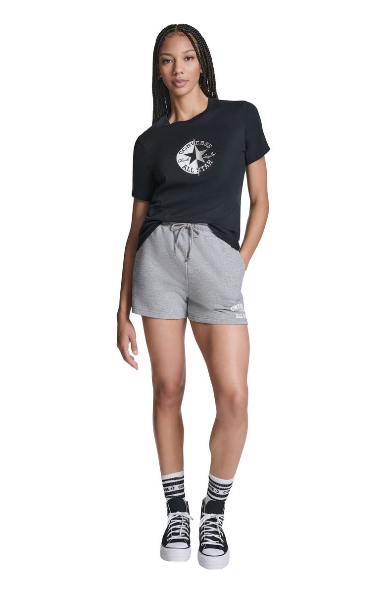 Converse Half & Half T-Shirt, Alternate, color, Converse Black