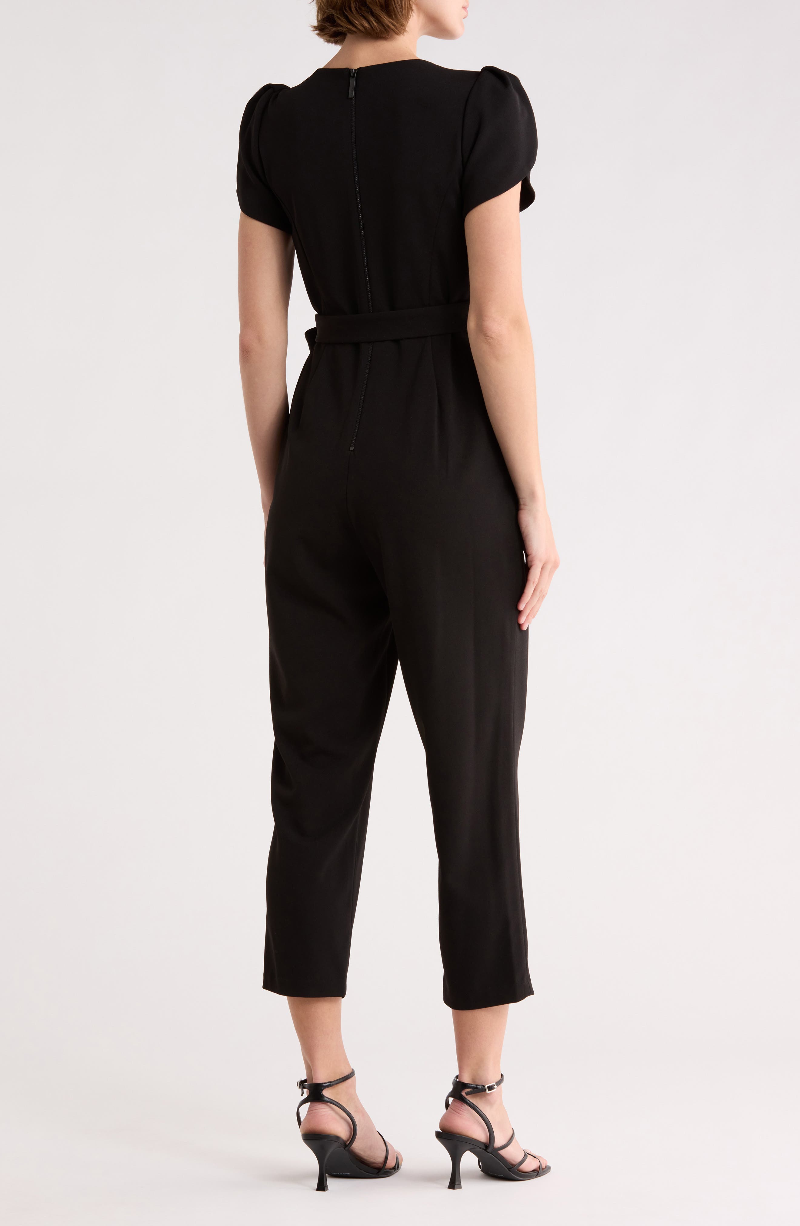 Tulip Sleeve Belted Jumpsuit - image 2