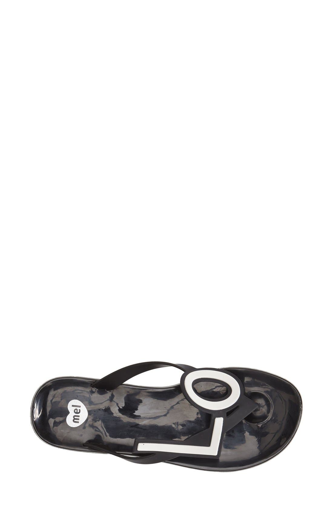Mel by Melissa 'Love City' Flip Flop, Alternate, color, 