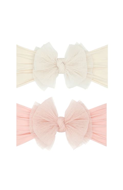 2-Pack Fab-Bow-Lous® Point d'Esprit Tulle Headbands (Baby)