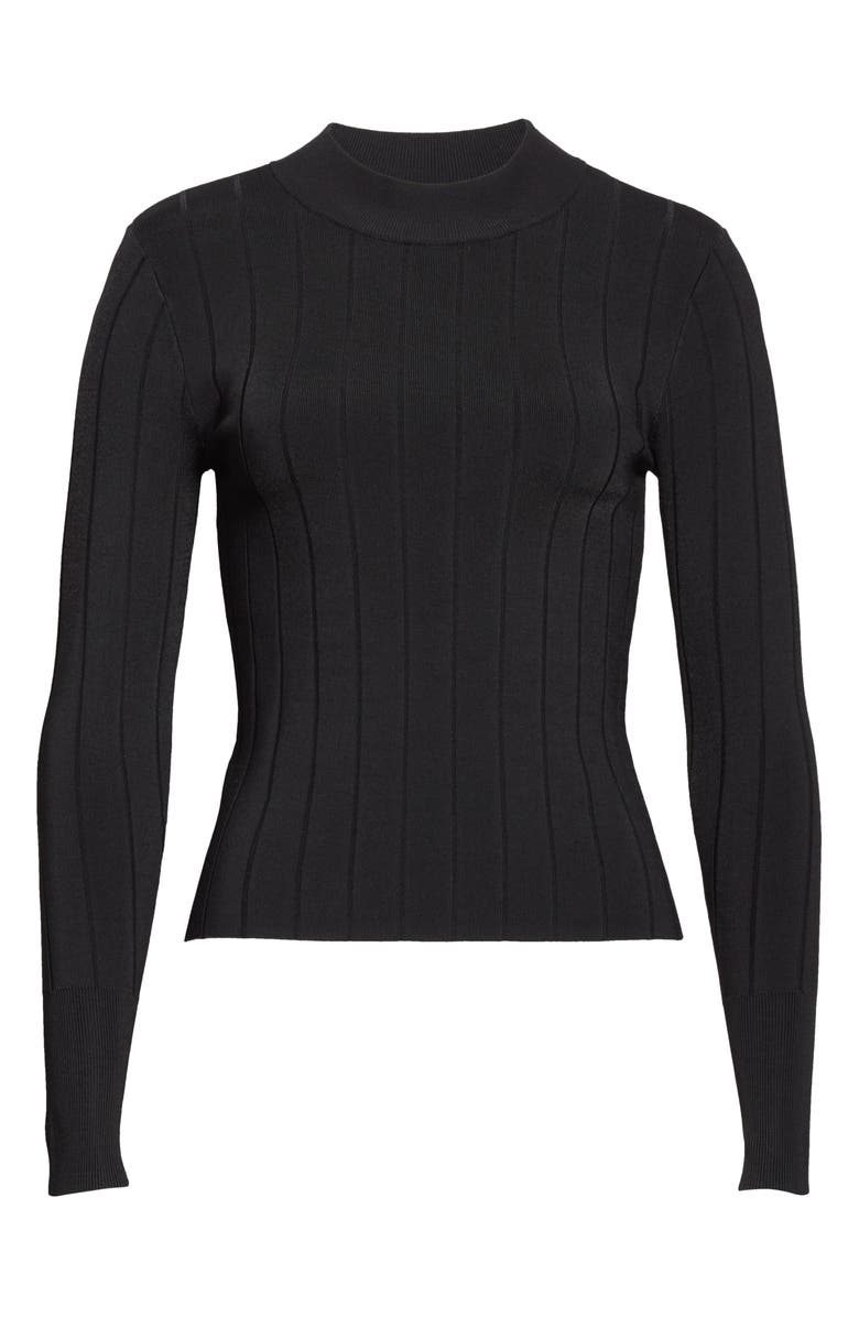 A.L.C. Koko Ribbed Mock Neck Top, Alternate, color, 