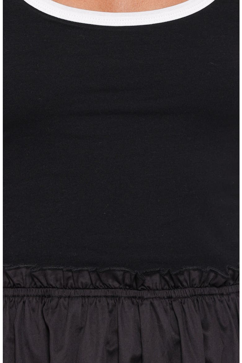 Finesse Sleeveless Stretch Cotton Maxi Dress, Alternate, color, BLACK