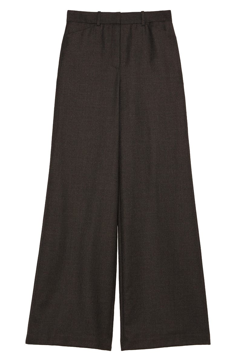 Theory Terena P Virgin Wool Wide Leg Pants, Alternate, color, 