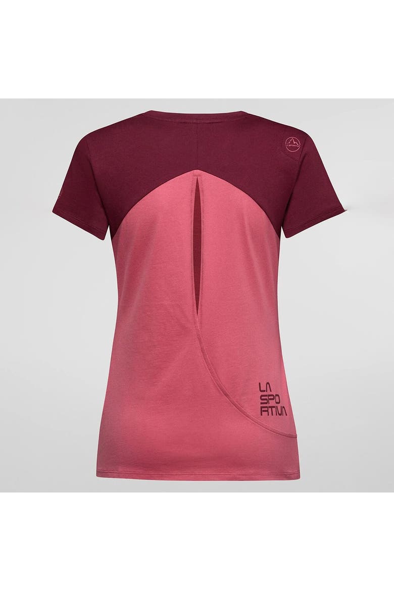 Roof T-Shirt - Women's, Alternate, color, Rosebay/Redwood