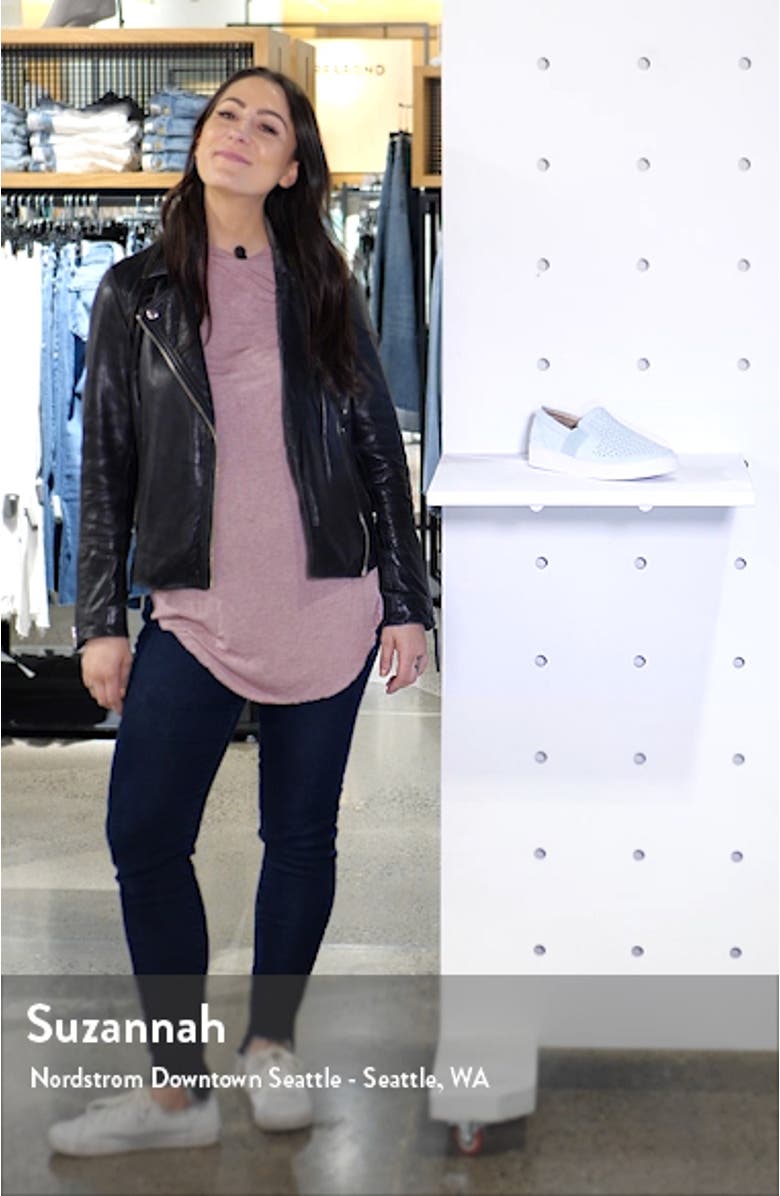 Kani Perforated Slip-On Sneaker, sales video thumbnail