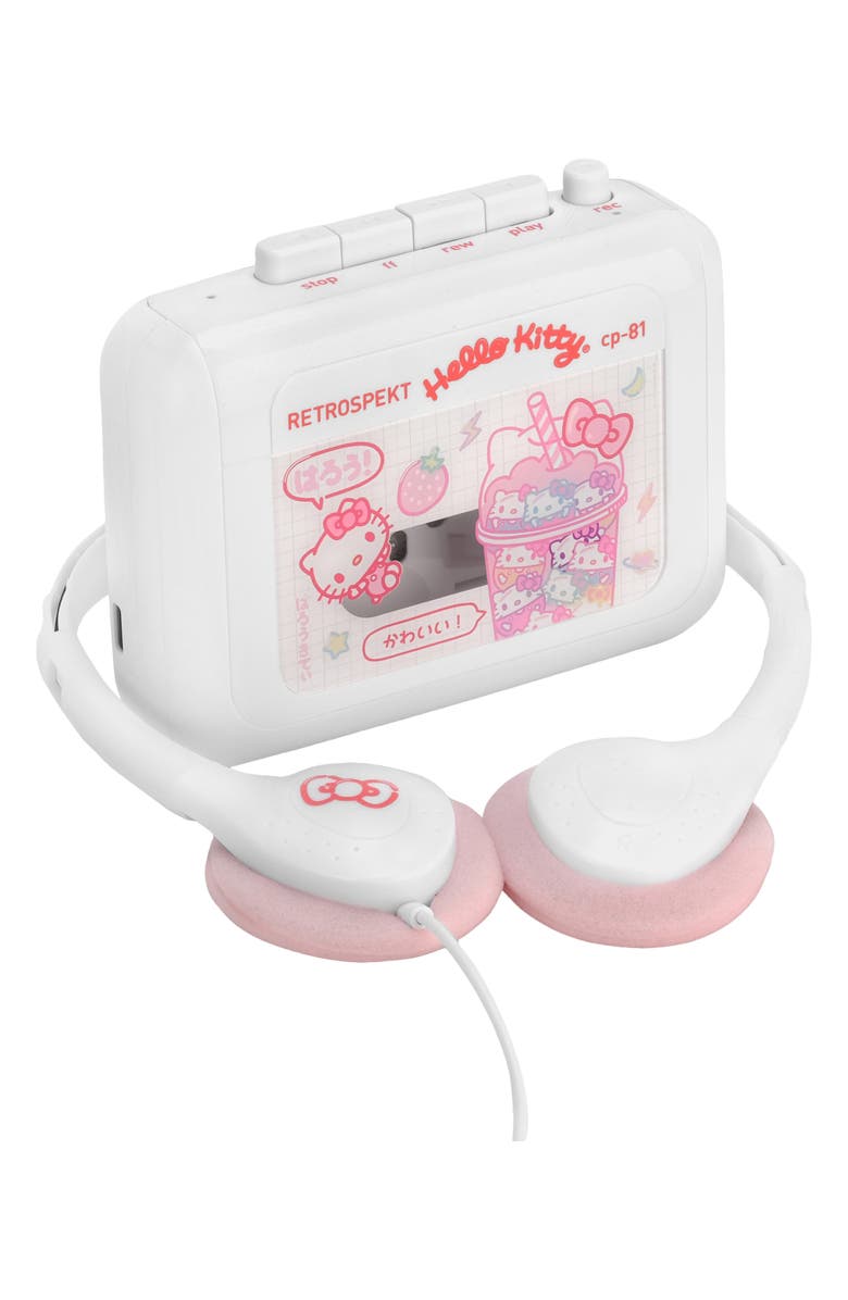 Retrospekt x Sanrio Hello Kitty<sup>®</sup> CP-81 Portable Cassette Player, Alternate, color,