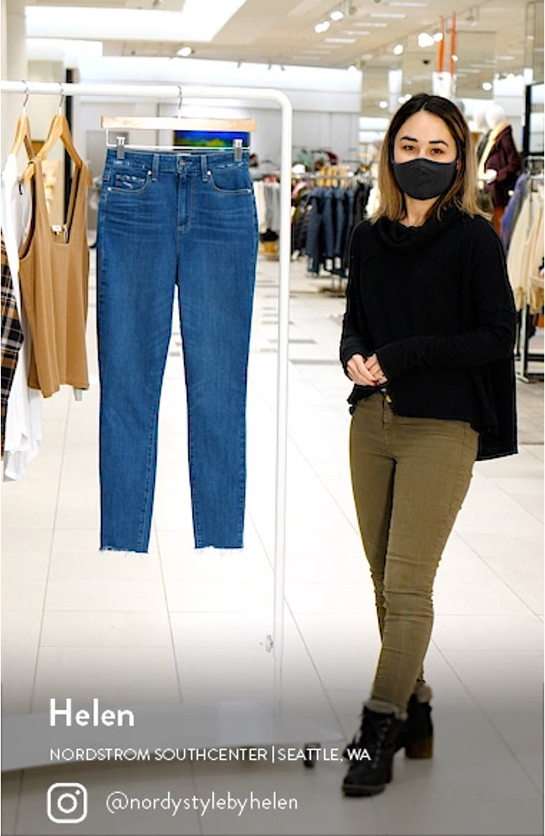 Cheeky Raw Hem Ankle Skinny Jeans, sales video thumbnail