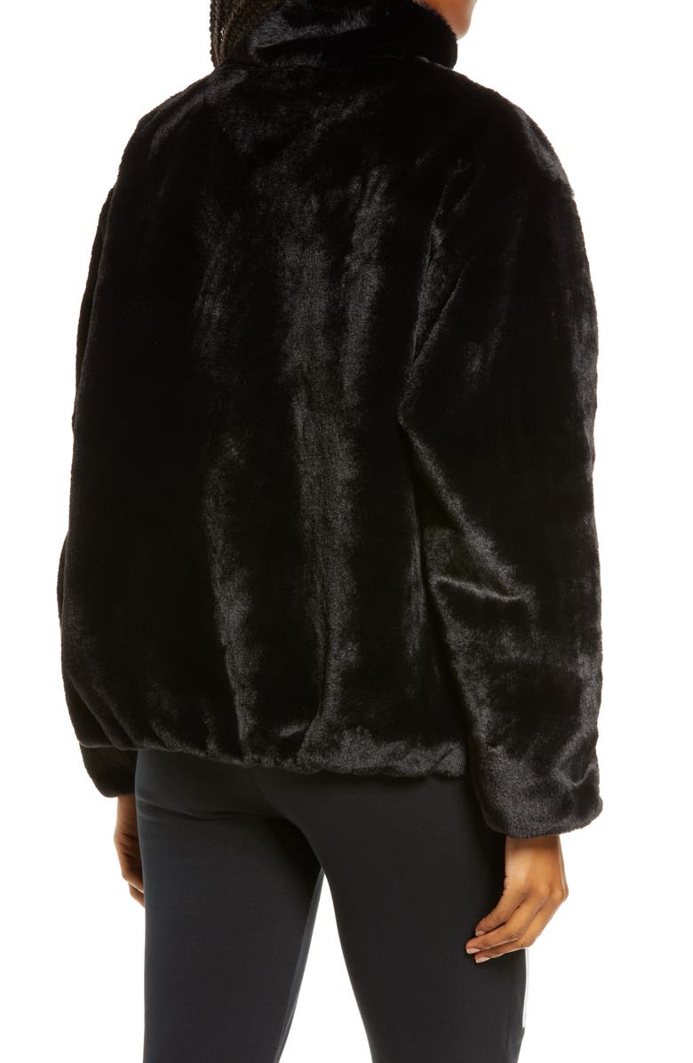 Nike Sportswear Faux Fur Jacket, Alternate, color, 