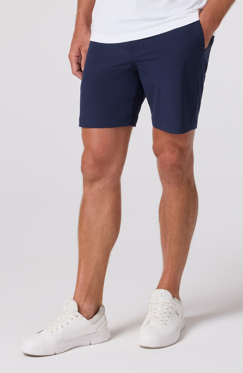 Mizzen+Main Helmsman Flat Front Golf Shorts, Alternate, color, Navy Solid