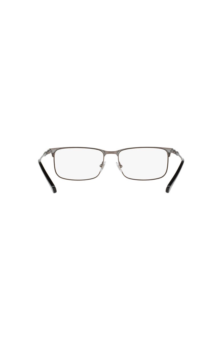 Brooks Brothers 55mm Rectangle optical glasses, Alternate, color, Silver