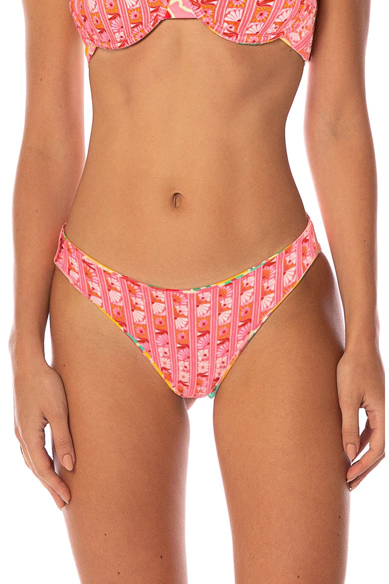 Dream Garden Sublimity Reversible Bikini Bottoms, Alternate, color, PINK