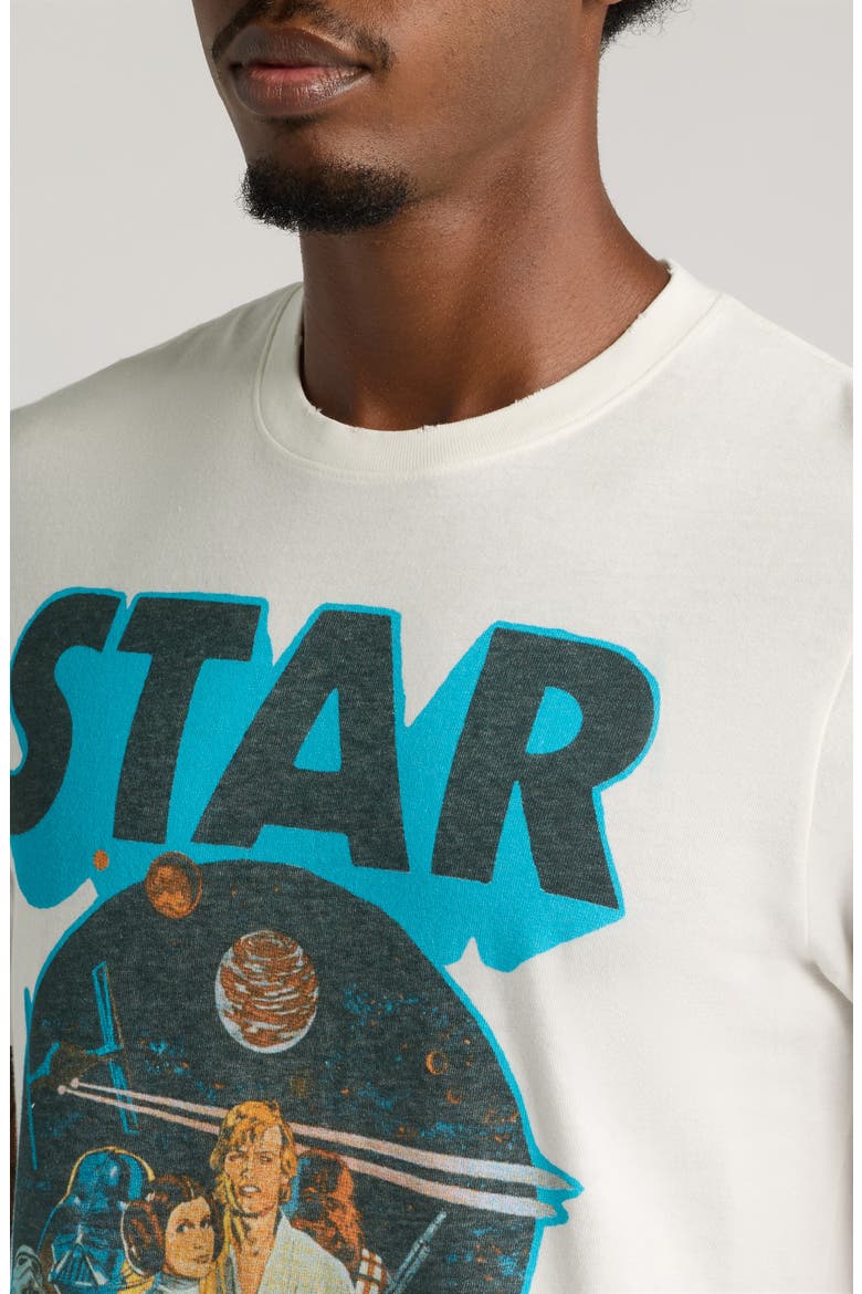 Star Wars Poster Graphic T-Shirt, Alternate, color, VINTAGE WHITE