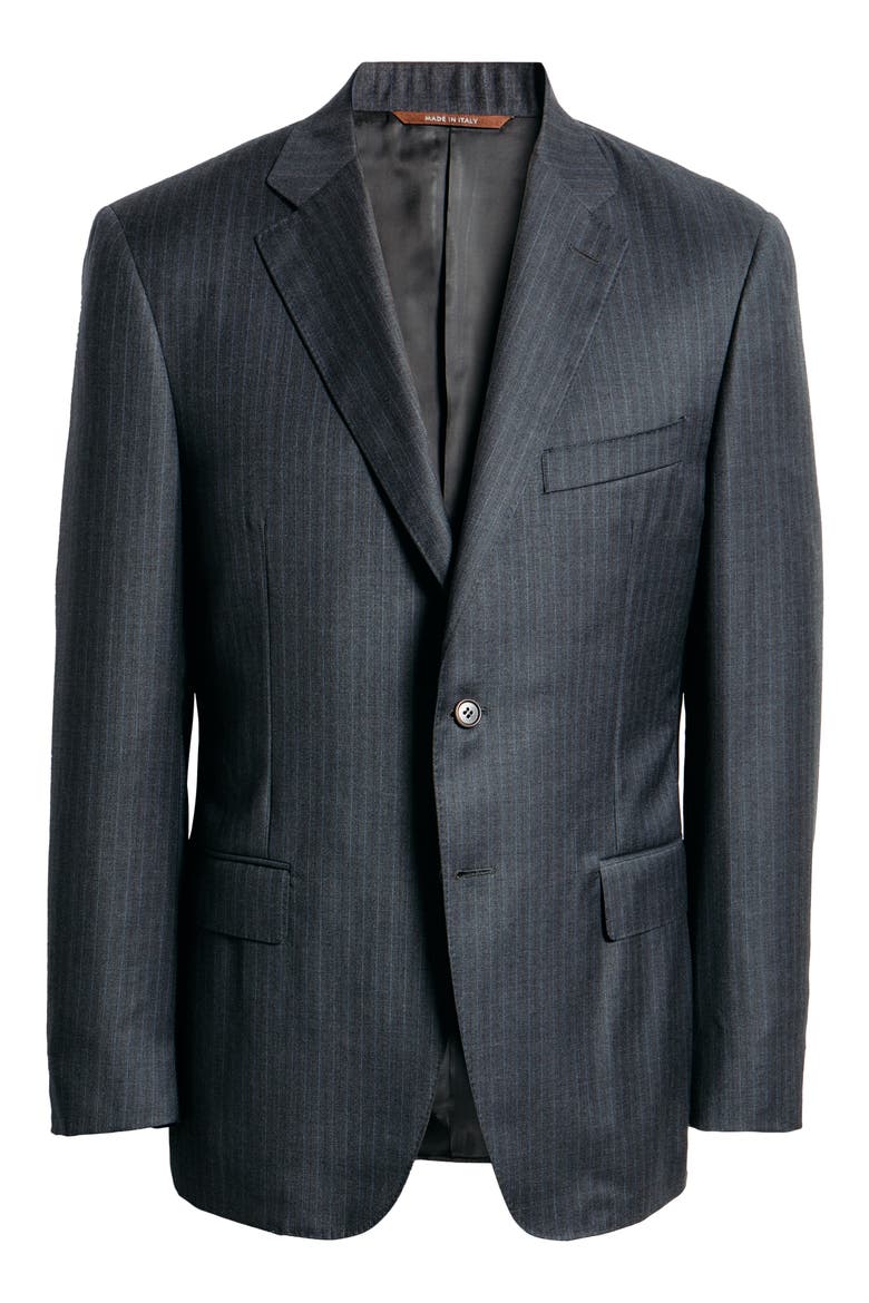 Siena Regular Fit Stripe Super 130s Wool Suit (Men) | Nordstrom