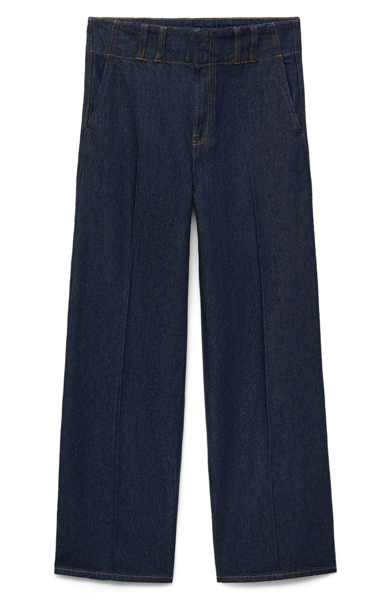 MANGO High Waist Flare Leg Jeans, Alternate, color, 