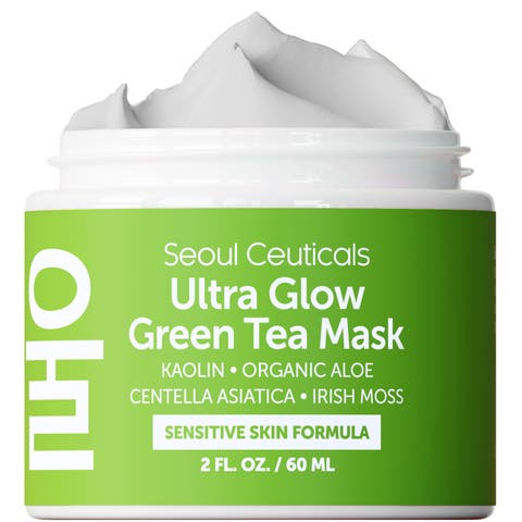 Ultra Glow Korean Skincare Green Tea Mask