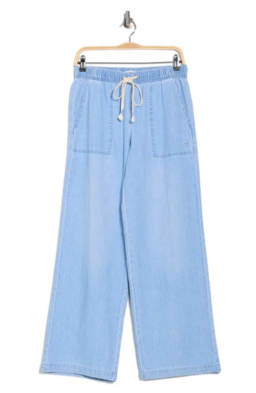 Roxy Standing Wave Pull-on Pants In Blue