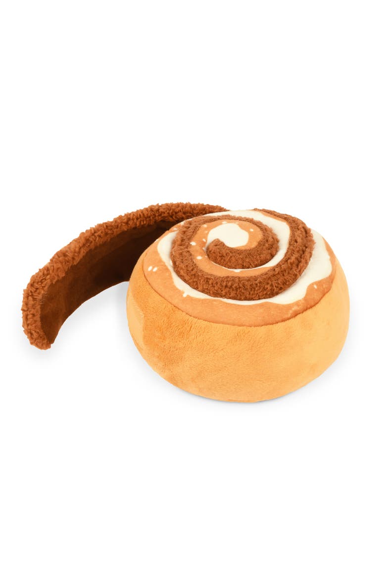 Pup Cup Cafe Cinnaboneplush Dog Toy, Alternate, color, Brown