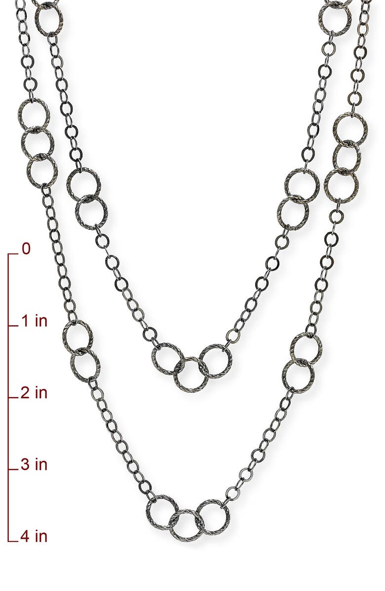 Nordstrom Long Circle Link Necklace, Alternate, color, 