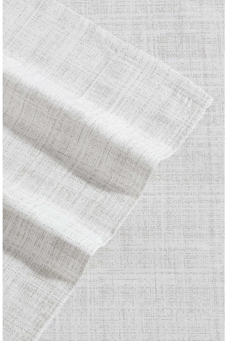 Erased Textured Cotton Sheet Set, Alternate, color, LIGHT BEIGE