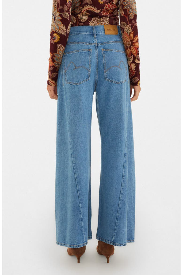 Wide Leg Jeans, Alternate, color, DENIM