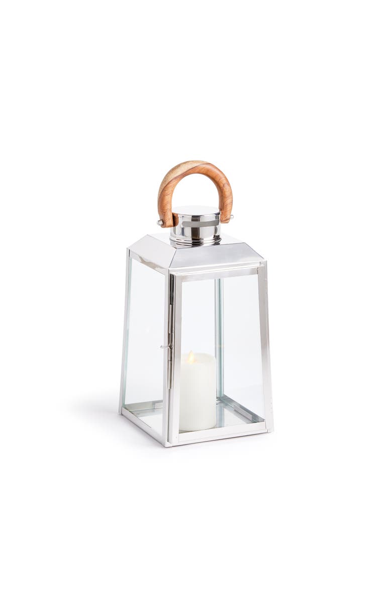 Napa Home & Garden Oceanside Outdoor Lantern, Main, color, Silver