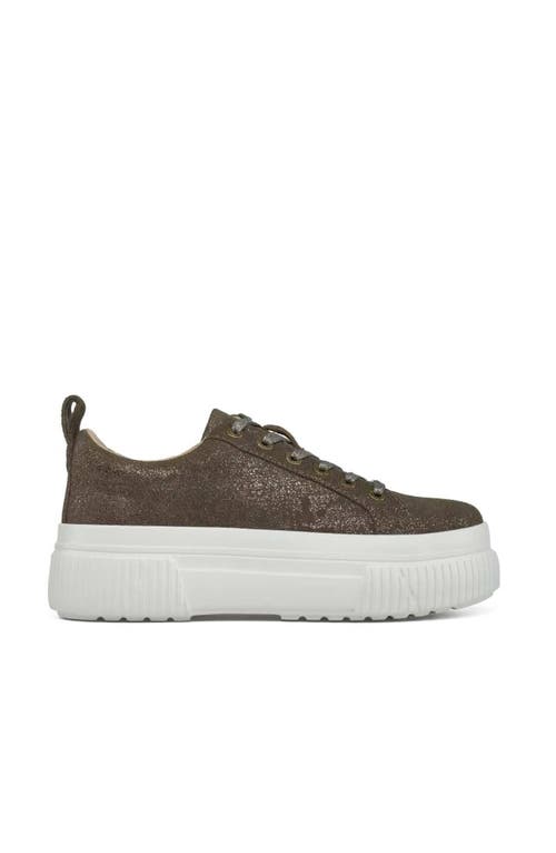 Jslides Footwear West Sneaker In Metallic Khaki