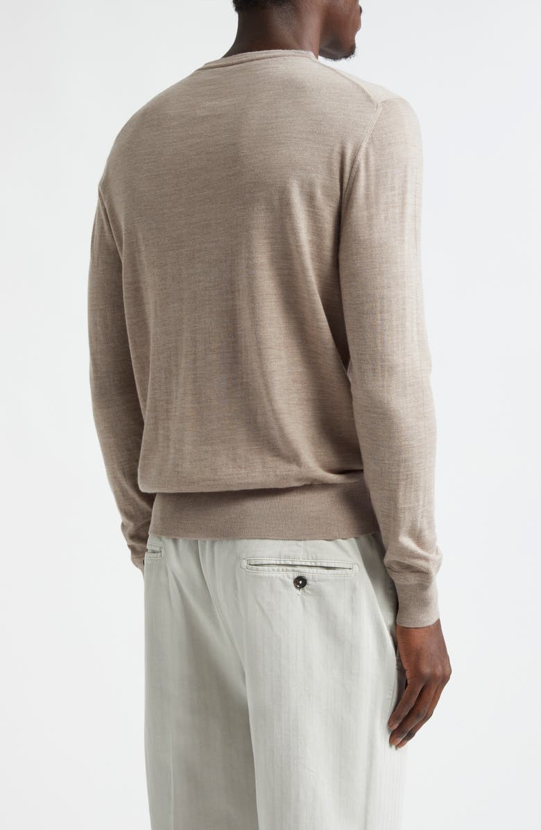 ISAIA Wool Crewneck Sweater, Alternate, color, 