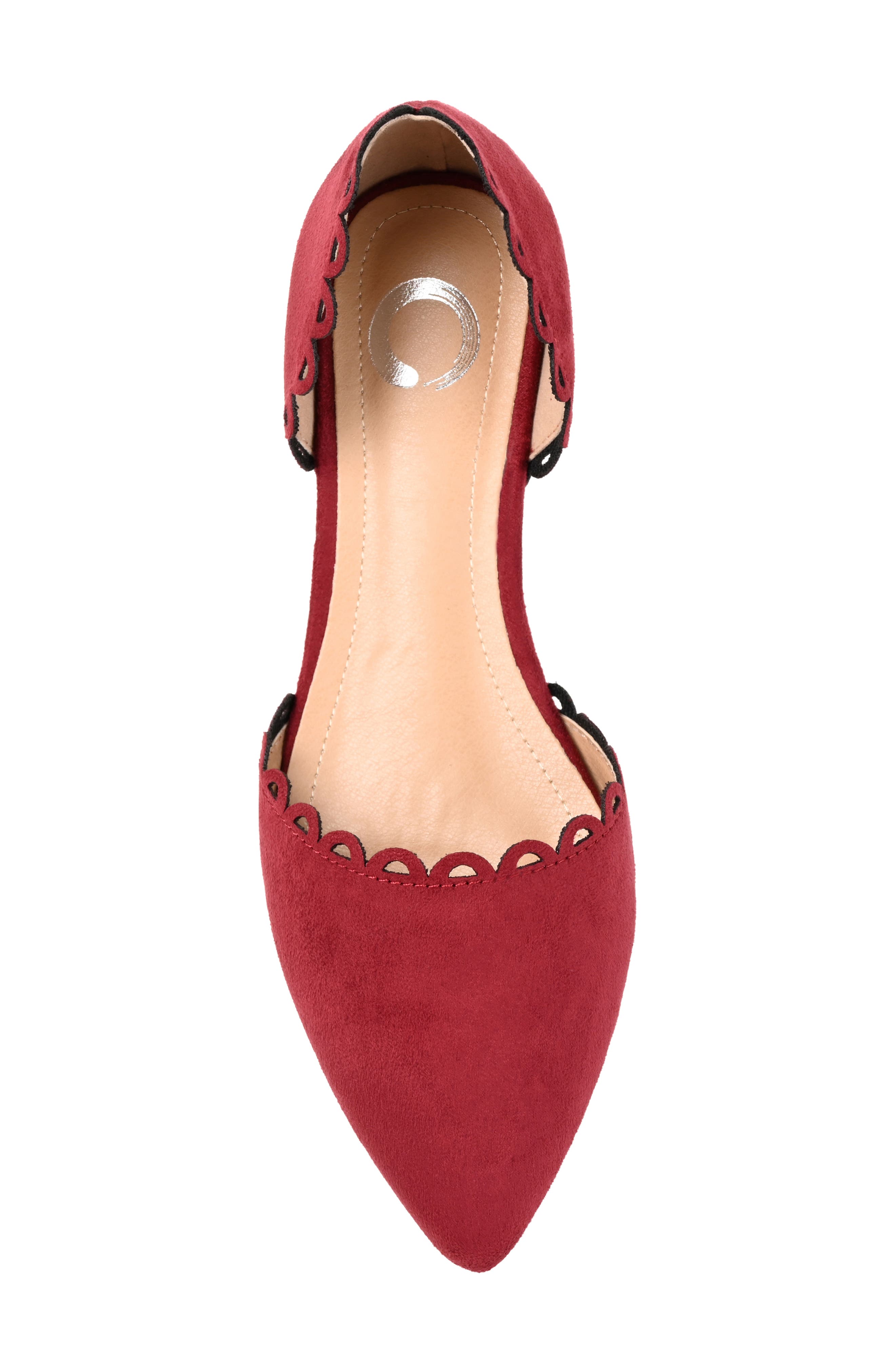 Jezlin d'Orsay Flat - Wide Width, Alternate, color, WINE