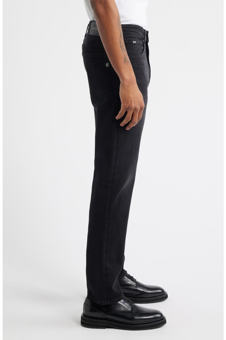 Ogden Straight Leg Jeans, Alternate, color, BLACK