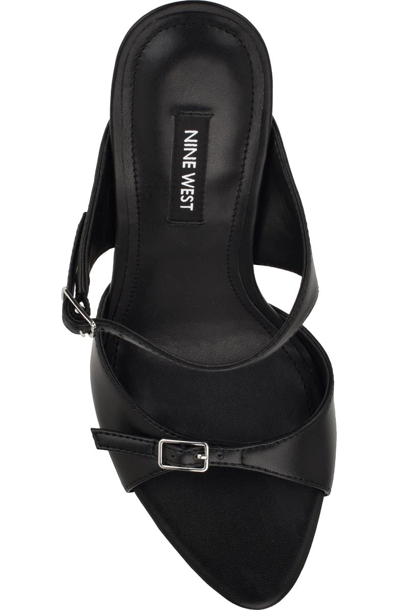 Nine West Reida Stiletto Sandal, Alternate, color, Black