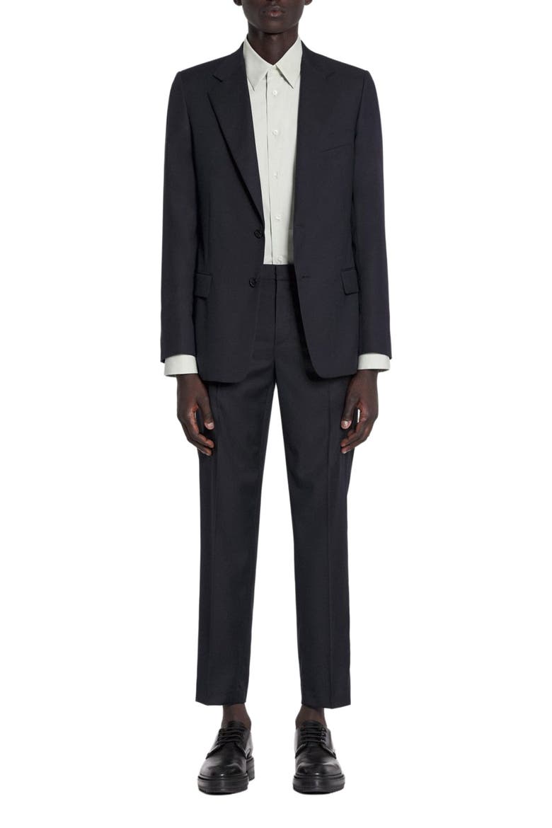 Cigarette Trousers, Main, color, NAVY BLUE