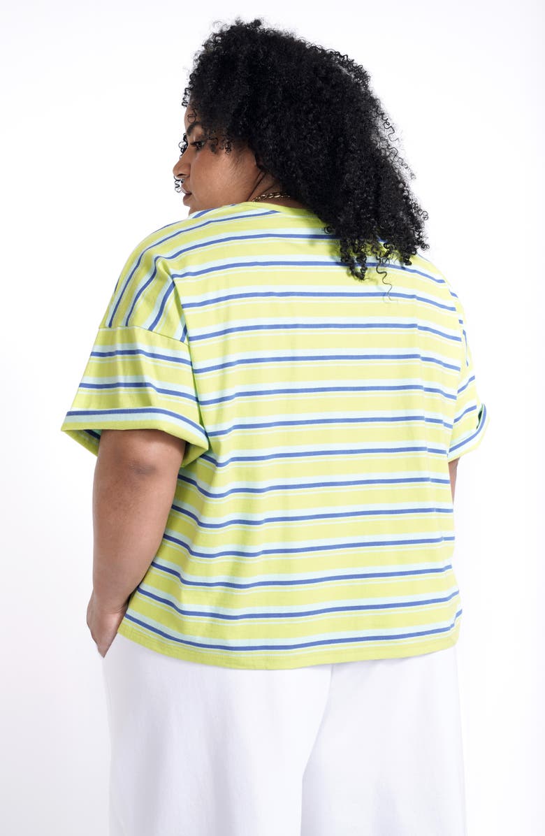 BP. + Wildfang Stripe Boxy T-Shirt, Alternate, color,