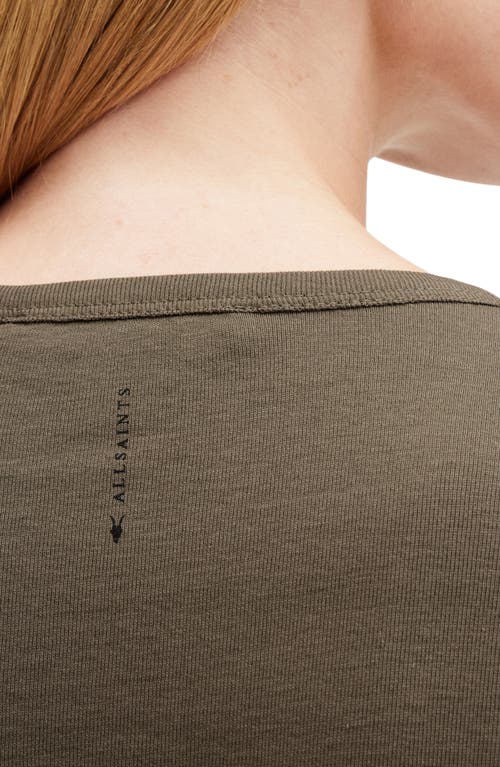Allsaints Stevie Long Sleeve Organic Cotton T-shirt