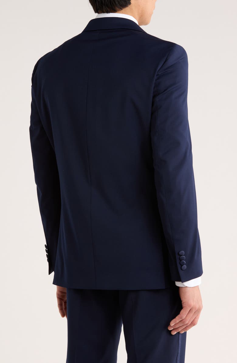 Tommy Hilfiger Notched Lapel Tuxedo Jacket, Alternate, color, Navy Twill