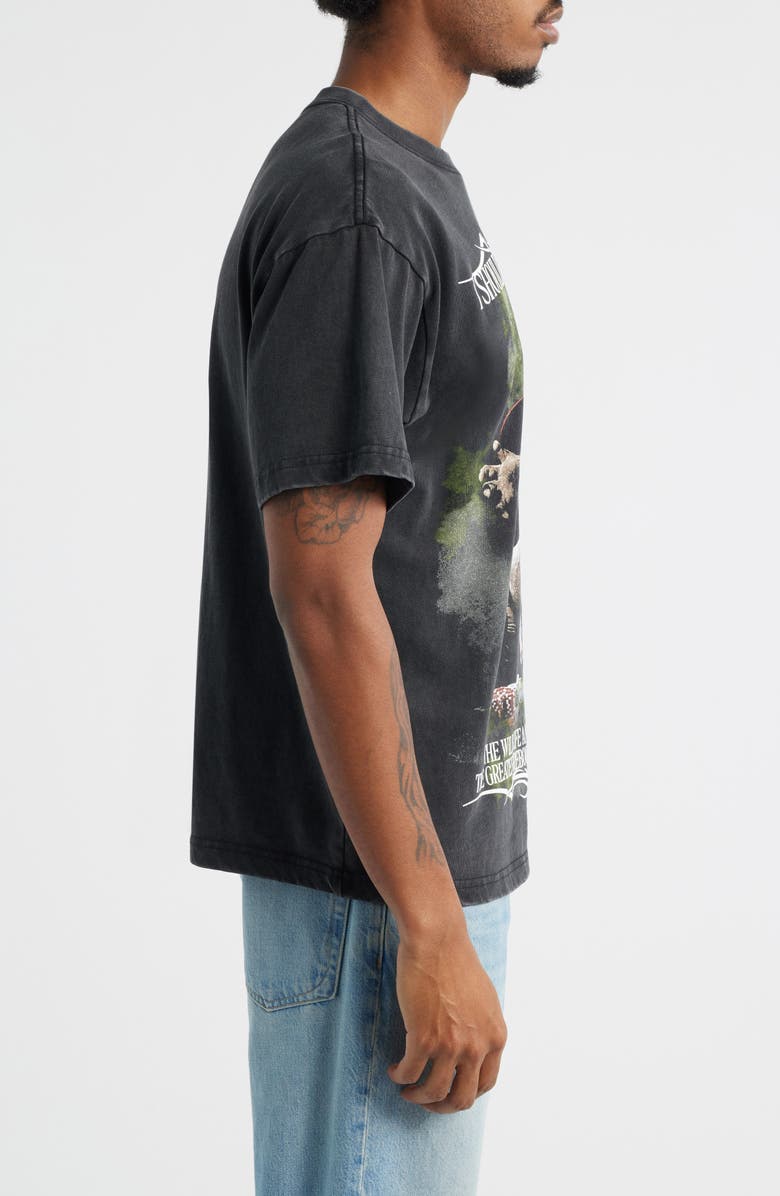 ID Supply Co Dennis Rodman Autobiography Graphic T-Shirt, Alternate, color, Washed Black