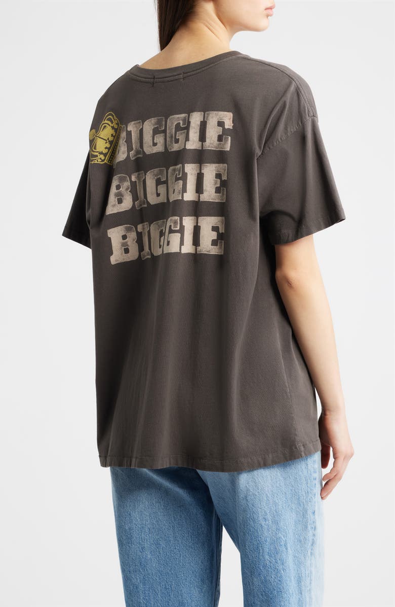 Daydreamer Notorious B.I.G. Brooklyn 1994 Cotton Graphic T-Shirt, Alternate, color, Washed Black