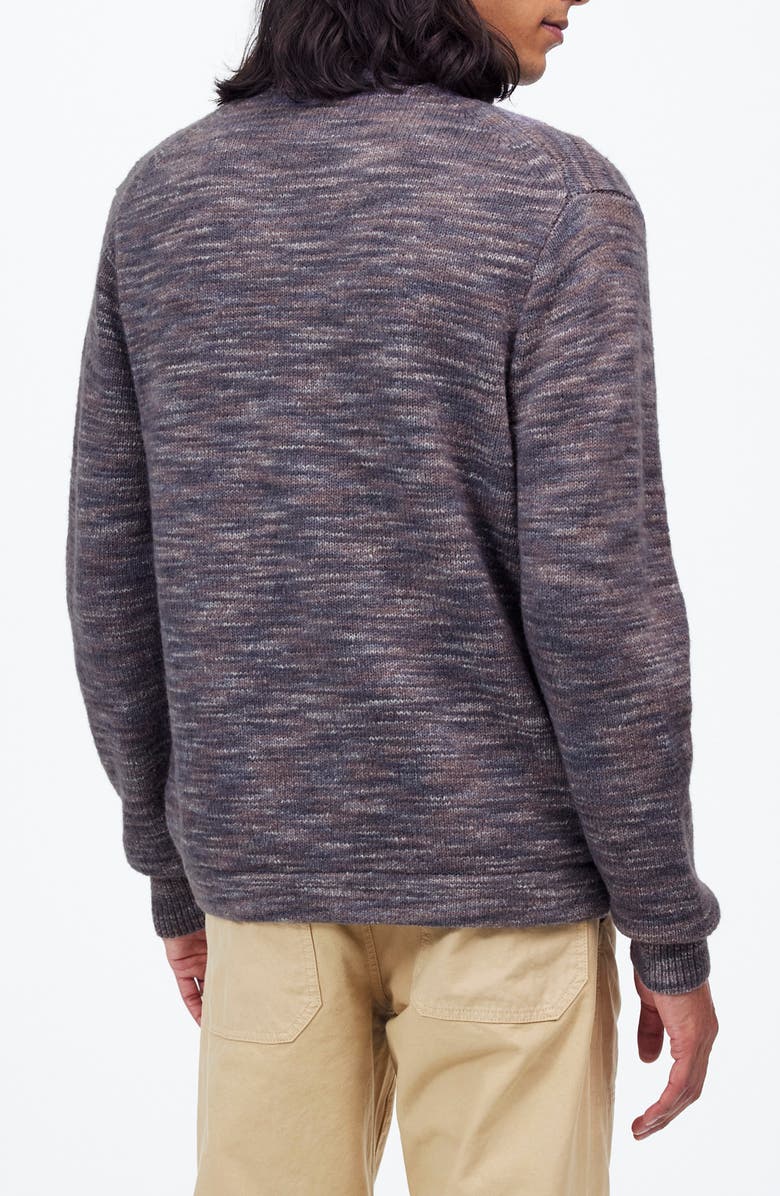 Madewell Space Dyed Wool Blend Sweater Shirt, Alternate, color, 