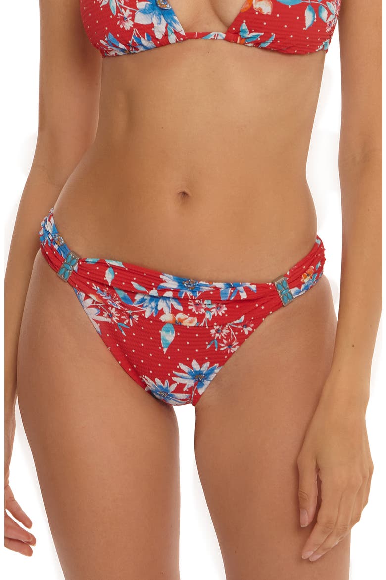 Countryside Hipster Bikini Bottoms, Main, color, RED MULTI