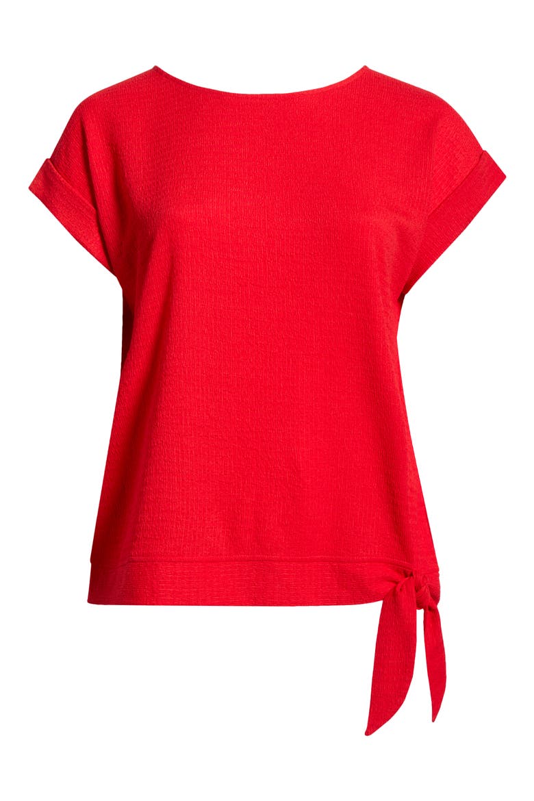 Texture Dolman Top, Alternate, color, ROUGE