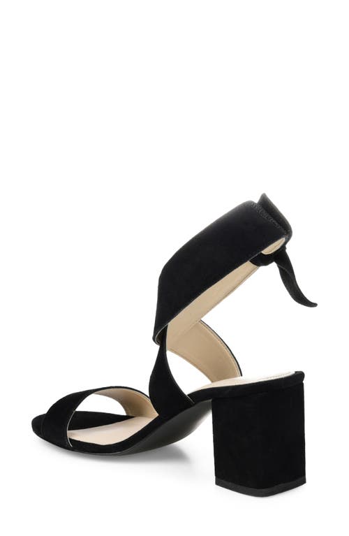 Journee Collection Journee Signature Hether Sandal In Black Suede